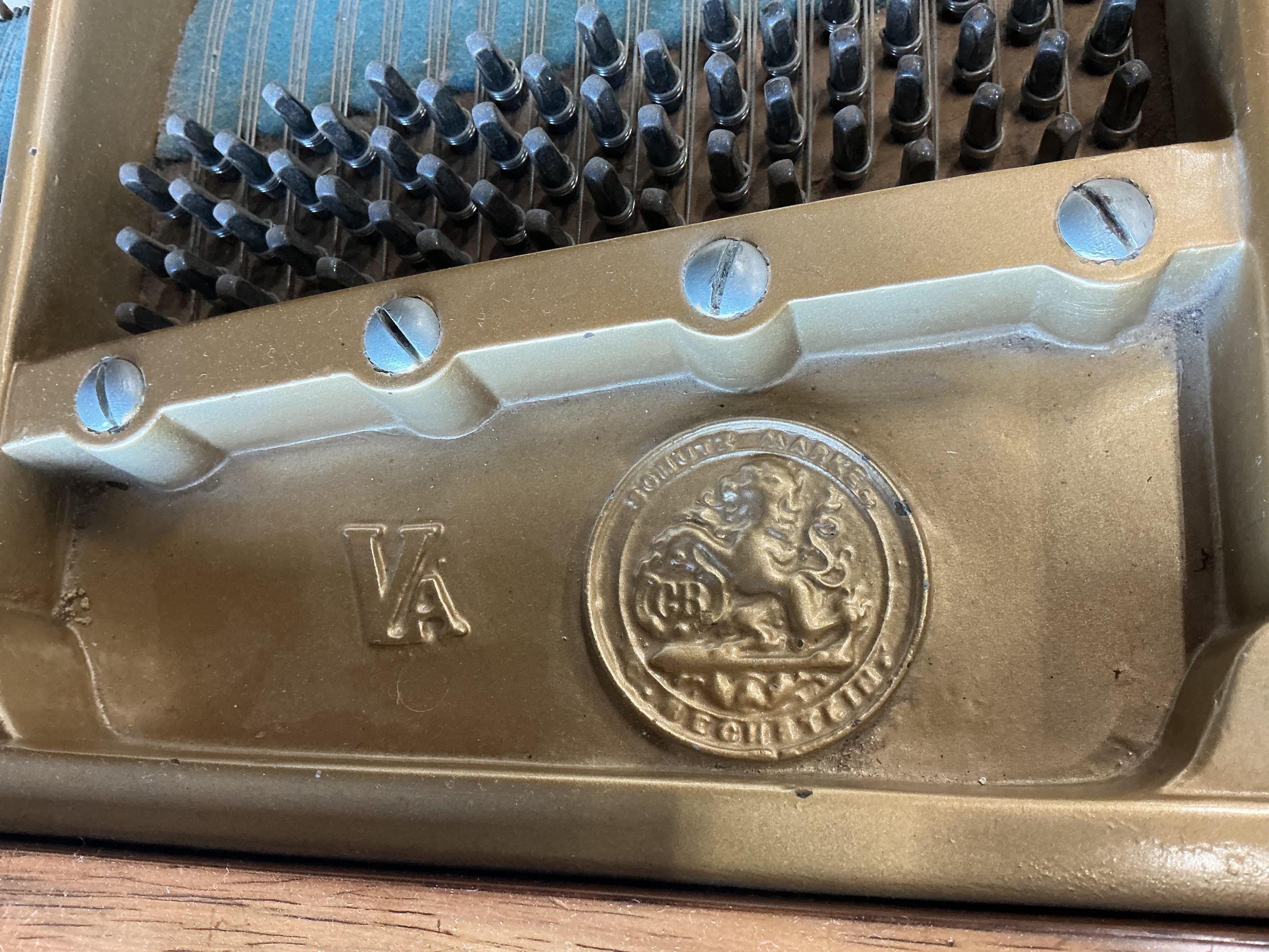 An early 20th century Bechstein 6ft. 8in. rosewood grand piano retailed by Harrods and duet piano stool, Provenance: Owned by Sally Matthews (internationally renowned Opera singer)